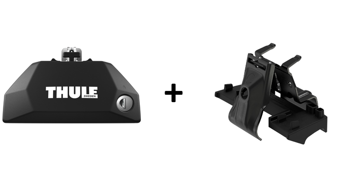 �������� ������ Thule Evo � ���������� ��������� Thule kit 186Tiggo  4 pro